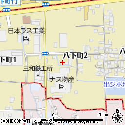 大阪府堺市東区八下町2丁32周辺の地図