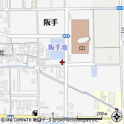 奈良県磯城郡田原本町阪手253周辺の地図