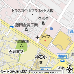 大阪府堺市堺区石津北町92周辺の地図