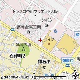 大阪府堺市堺区石津北町92周辺の地図