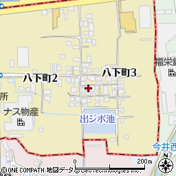 大阪府堺市東区八下町3丁85周辺の地図