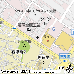 大阪府堺市堺区石津北町93-1周辺の地図