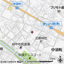 広島県府中市中須町837周辺の地図
