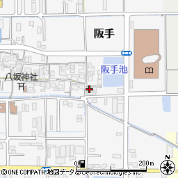 奈良県磯城郡田原本町阪手266周辺の地図