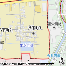 大阪府堺市東区八下町3丁72周辺の地図