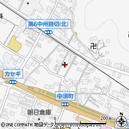広島県府中市中須町296周辺の地図