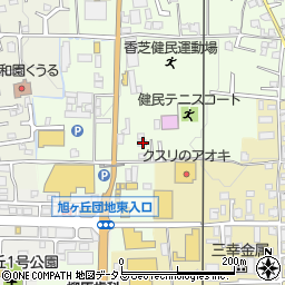 奈良県香芝市上中767周辺の地図
