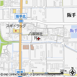 奈良県磯城郡田原本町阪手290周辺の地図