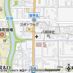 奈良県磯城郡田原本町阪手308周辺の地図