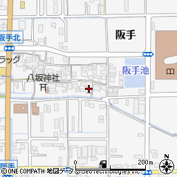 奈良県磯城郡田原本町阪手273周辺の地図