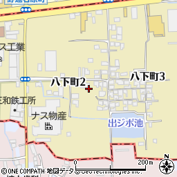 大阪府堺市東区八下町2丁91周辺の地図