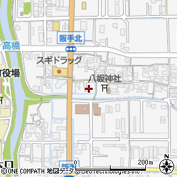 奈良県磯城郡田原本町阪手306-9周辺の地図