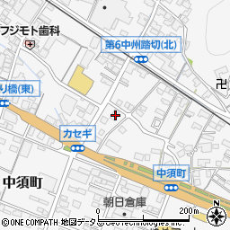 広島県府中市中須町399周辺の地図