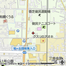 奈良県香芝市上中767-2周辺の地図