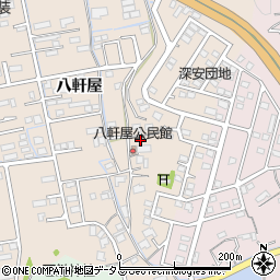 広島県福山市加茂町八軒屋158周辺の地図