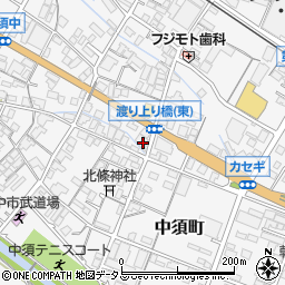 広島県府中市中須町844周辺の地図