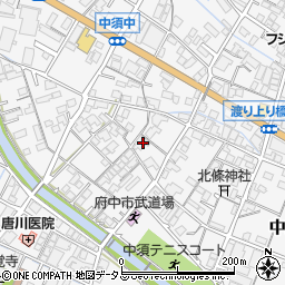 広島県府中市中須町991周辺の地図
