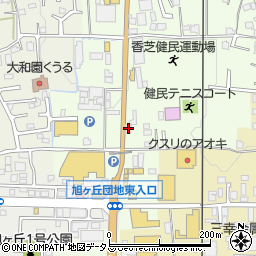 奈良県香芝市上中782-1周辺の地図