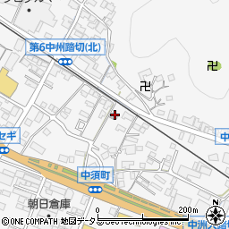 広島県府中市中須町150周辺の地図
