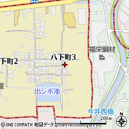 大阪府堺市東区八下町3丁70周辺の地図