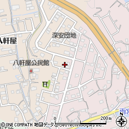 広島県福山市加茂町八軒屋338周辺の地図