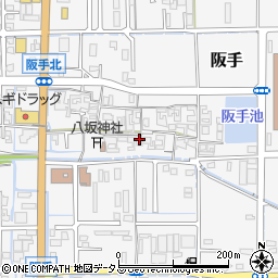 奈良県磯城郡田原本町阪手285-1周辺の地図