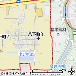 大阪府堺市東区八下町3丁67周辺の地図