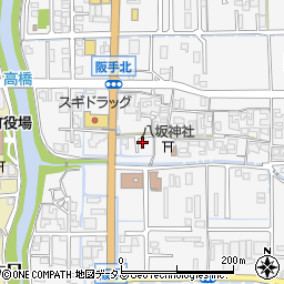 奈良県磯城郡田原本町阪手306-6周辺の地図