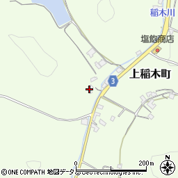 岡山県井原市上稲木町708周辺の地図