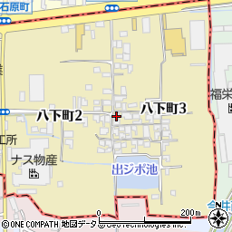 大阪府堺市東区八下町3丁87周辺の地図