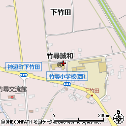 広島県福山市神辺町下竹田73周辺の地図