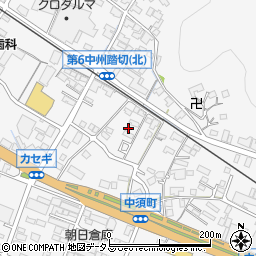 広島県府中市中須町407周辺の地図
