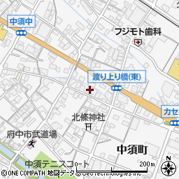 広島県府中市中須町842周辺の地図