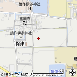 奈良県田原本町（磯城郡）保津周辺の地図