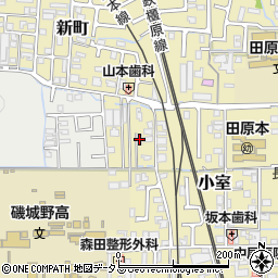 奈良県磯城郡田原本町405周辺の地図