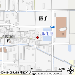 奈良県磯城郡田原本町阪手260周辺の地図