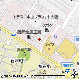 大阪府堺市堺区石津北町98周辺の地図