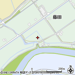 岡山県岡山市南区藤田44周辺の地図