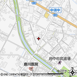 広島県府中市中須町1032周辺の地図