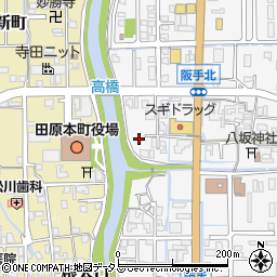 奈良県磯城郡田原本町阪手325-2周辺の地図