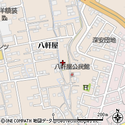 広島県福山市加茂町八軒屋140周辺の地図