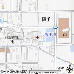 奈良県磯城郡田原本町阪手269周辺の地図