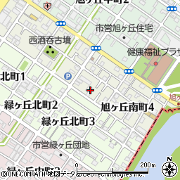 大阪府堺市堺区旭ヶ丘南町3丁周辺の地図
