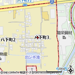 大阪府堺市東区八下町3丁30周辺の地図