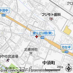 広島県府中市中須町845周辺の地図