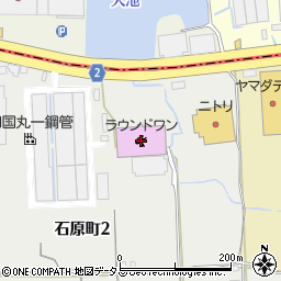 ラウンドワンスタジアム堺中央環状店周辺の地図
