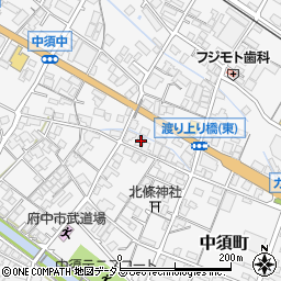 広島県府中市中須町841周辺の地図