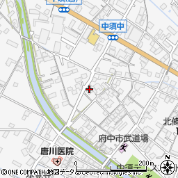 広島県府中市中須町1025周辺の地図