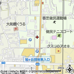 奈良県香芝市上中784周辺の地図