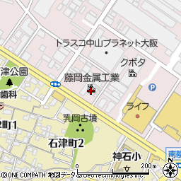 大阪府堺市堺区石津北町106周辺の地図